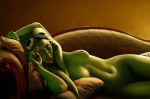  1girl alien breasts female female_alien green_eyes green_skin hera_syndulla nude star_wars star_wars_rebels twi&#039;lek 