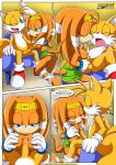  alluring bbmbbf happai_birthday miles_&quot;tails&quot;_prower mobius_unleashed palcomix sega sonic_(series) sonic_the_hedgehog_(series) tikal_the_echidna 