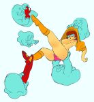  breasts cameltoe freckles glasses nipples panties scooby-doo thighs velma_dinkley you_gonna_get_raped 
