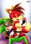  archie_comics bbmbbf blush breast erect_nipples fiona_fox mobius_unleashed palcomix penis reverse_cowgirl_position scourge_the_hedgehog sega smile sonic_(series) sonic_the_hedgehog_(series) 