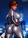  ass bodysuit disney gloves helen_parr huge_breasts mask the_incredibles thighs 