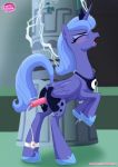  1girl alicorn ass bbmbbf closed_eyes dildo dildo_in_vagina equestria_untamed female female_only friendship_is_magic horn my_little_pony palcomix pony princess_luna princess_luna_(mlp) solo_female tail vibrating_dildo vibrator vibrator_in_pussy wings 