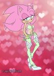  aurora_the_hedgehog cute_face e-vay_tumblr grin high_heels seductive_look stockings tagme 