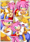  amy_rose bbmbbf happai_birthday miles_&quot;tails&quot;_prower mobius_unleashed palcomix sega sonic_(series) sonic_the_hedgehog_(series) 