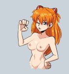 1girl animated asuka_langley_souryuu blue_eyes breasts curvaceous curvy female female_focus female_only gif handjob handjob_gesture itsdatskelebutt long_hair loop naughty_face neon_genesis_evangelion nipples nude orange_hair shiny shiny_skin simple_background smile solo_female suggestive tied_hair twin_tails