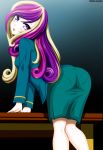 1_girl 1girl ass clothed dean_cadance dean_cadance_(mlp) equestria_girls female female_only friendship_is_magic humanized long_hair looking_at_viewer my_little_pony presenting_hindquarters princess_cadance skirt solo 
