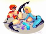 anal anal_fisting anal_juice anally_fisted dildo fantastic_four fisted fisting fisting_anus fisting_ass helen_parr huge_breasts huge_nipples invisible_woman shaved_pussy sue_storm the_incredibles turk128 yuri