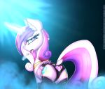  1girl alicorn ass cutie_mark female female_only friendship_is_magic gamermac gamermac_(artist) horn lingerie lollipop looking_at_viewer my_little_pony partially_clothed pony princess_cadance saliva_string solo tail three-tone_hair wings 