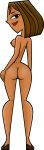  black_eyes breasts brown_hair brown_skin cartoon_network codl_(artist) courtney_(tdi) dark-skinned_female facing_away freckles hourglass_figure latina short_hair thick_ass thick_legs thick_thighs total_drama_island 