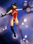  bodysuit boots breasts disney gloves mask nipples the_incredibles thighs violet_parr 