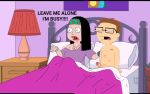  after_fellatio american_dad bed brother_and_sister cfnm clothed_female_nude_male fellatio hayley_smith kiss_mark lipstick lipstick_mark lipstick_on_penis on_bed oral steve_smith 