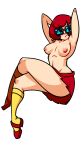  breasts freckles glasses miniskirt nipples scooby-doo thighs topless velma_dinkley 