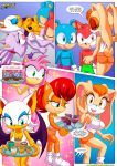  4girls amy_rose archie_comics bbmbbf blaze_the_cat hooters mobian mobian_(species) mobian_hooters mobians mobius_unleashed nipples nude palcomix rouge_the_bat sally_acorn sega sonic_(series) sonic_the_hedgehog_(series) vanilla_the_rabbit 