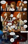  breasts comic fuckit_(artist) ginny_weasley harry_potter hermione_granger imminent_fellatio luna_lovegood multiple_girls neville_longbottom panties partially_clothed skirt unbuttoned_shirt 