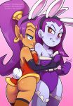  ass big_ass big_breasts breasts bunny_ears bunny_girl bunny_tail bunnysuit cleavage female risky_boots shantae shantae_(character) the_other_half yuri 