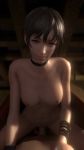  1boy 1girl 3d animated blender_(software) breasts brown_hair cowgirl_position female final_fantasy final_fantasy_xv high_resolution iris_amicitia lazyprocrastinator looking_at_viewer male male_pov medium_breasts nipples no_audio nude penis pov sex short_hair straddling uncensored video webm 
