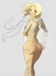  ass ass_grab female gravity_daze gravity_rush groping kat_(gravity_rush) kitten_(gravity_daze) looking_at_viewer looking_back nipples solo unfinished 