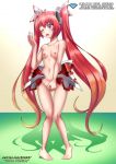  1girl character_request nude palcomix red_hair series_request 