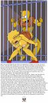  bent_over big_breasts breasts cage from_behind hugo_simpson incest lisa_simpson the_fear the_simpsons yellow_skin 