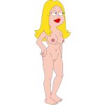  american_dad blonde_hair francine_smith nude shaved_pussy standing 
