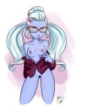 1girl 2015 bare_legs bespectacled bottomless breasts equestria_girls female female_only female_pubic_hair friendship_is_magic glasses long_hair looking_at_viewer mostly_nude my_little_pony no_bra no_panties no_underwear older older_female partially_unbuttoned ponut_joe pubic_hair pussy school_uniform shirt solo sugarcoat thigh_gap uniform young_adult young_adult_female young_adult_woman