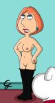  breasts brian_griffin erect_nipples family_guy lois_griffin nude pussy 