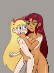  star_butterfly star_vs_the_forces_of_evil starfire teen_titans yuri 