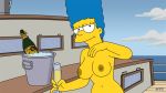  marge_simpson milf nude the_simpsons yellow_skin 