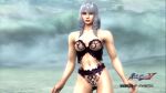 1girl 3d alluring cloud drill_hair game hat lingerie project_soul red_eyes see-through soul_calibur soul_calibur_v standing strapless underwear viola_(soul_calibur) viola_(soulcalibur) white_hair
