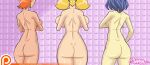 3_girls ass back_view backboob ben_10 big_breasts black_hair blonde_hair bubble_ass bubble_butt cartoon_network covering_breasts crossover dat_ass giant_breasts gwen_tennyson inspector_gadget jackie_chan_adventures jade_chan light-skinned_female naked_female nude nude_female orange_hair pale-skinned_female patreon penny_gadget rear_view samson_00 shiny_skin short_hair shower_room twin_tails young younger younger_female