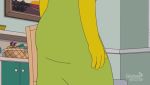  big_ass gif green_dress marge_simpson milf the_simpsons yellow_skin 