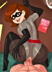  aeolus bodysuit erect_penis gloves helen_parr huge_penis mask open_crotch shaved_pussy the_incredibles thigh_high_boots thighs vaginal 
