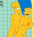  anal ass bart_simpson breasts gif hands_on_ass incest marge_simpson mother_&amp;_son nickartist nipples nude the_simpsons thighs 