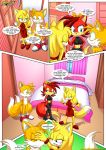  a_cock_among_siblings archie_comics bbmbbf comic fiona_fox miles_&quot;tails&quot;_prower mobius_unleashed palcomix sega sonic_(series) sonic_boom sonic_the_hedgehog_(series) zooey_the_fox 