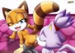  ass bbmbbf blaze_the_cat closed_eyes licking marine_the_raccoon mobius_unleashed palcomix pussylicking sega sonic_(series) sonic_the_hedgehog_(series) yuri 