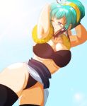 1girl anime bulma chichi dragon_ball female_only fusion huge_breasts nala1588