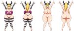  ale-mangekyo ale-mangekyo_(artist) areolae ass big_ass big_breasts blazblue breasts commission female milf nipples nude pussy raquel_alucard solo vampire 