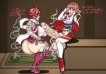  2_girls 2girls ass balls big_breasts bottomless breasts dialogue english english_text fire_emblem fire_emblem_fates fire_emblem_if futanari gigantic_ass gigantic_balls gigantic_penis gigantic_testicles hinoka hinoka_(fire_emblem) hinoka_(fire_emblem_if) huge_ass huge_balls huge_breasts huge_penis huge_testicles hyper_ass hyper_balls hyper_penis imminent_fellatio imminent_paizuri imminent_sex incest large_breasts multiple_girls nintendo nipple_bulge nipples penis pink_hair red_hair sakura sakura_(fire_emblem) sakura_(fire_emblem_if) siblings sisters testicle testicles text 