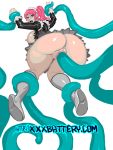 anus ass big_breasts blue_eyes breasts felicia_(fire_emblem) felicia_(fire_emblem_if) fire_emblem fire_emblem_fates fire_emblem_if huge_ass huge_breasts looking_back maid nintendo pink_hair pussy rape sex tentacle tentacle_rape vaginal xxxbattery