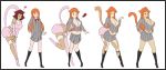  2girls ass_expansion bleach breast_expansion female_only fusion haineko inoue_orihime tail transformation 