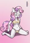 1girl 2017 anthro cameltoe female friendship_is_magic leinad56 my_little_pony solo sweetie_belle young