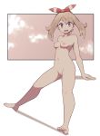  1girl breasts female female_human female_only haruka_(pokemon) human looking_at_viewer may may_(pokemon) nintendo nipples nude pokemon solo 