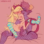  1boy 1girl blonde_hair breasts couple pussy sex star_butterfly star_vs_the_forces_of_evil tom_lucitor 