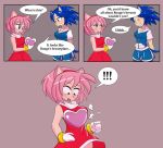  1girl amy_rose ass_expansion breast_expansion comic female_only genderswap humanized rouge_the_bat rule_63 sega sonic_(series) sonic_the_hedgehog tf yuri 