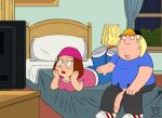  after_sex bed bedroom brother_and_sister butt_squeeze chris_griffin family_guy gif guido_l meg_griffin tv 