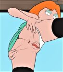  anus ass family_guy lois_griffin panties_aside pussy_lips shaved_pussy spread_ass stockings thighs 