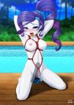  1girl almost_nude blue_eyes blush bondage breasts crying deep_penetration dildo dildo_in_vagina equestria_girls female female_only friendship_is_magic hairless_pussy hands_behind_head kneeling long_hair my_little_pony nude on_knees open_mouth outdoor outside purple_hair pussy_juice rarity rarity_(mlp) saliva sex_toy solo tears tongue_out uotapo vaginal vaginal_insertion vaginal_juices x-ray 