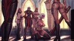  16:9_aspect_ratio 1girl abs adepta_sororitas armor bottomless high_resolution large_filesize nude personalami pubic_hair restrained sister_of_battle tattoo topless very_high_resolution warhammer_40k 