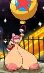  1girl amy_rose breast_expansion female_only huge_breasts humanized sega 