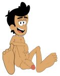  1boy bobby_santiago feet male male_only nude_male solo_male the_loud_house white_background 